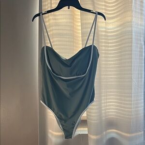 Stylish Cupshe Green One-Piece Swimsuit